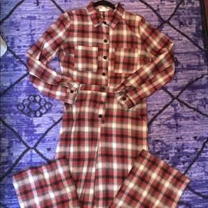 Plaid Jumpsuit
